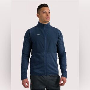 Altra Men's Everyday Hybrid Running Light Athletic Jacket in blue size medium